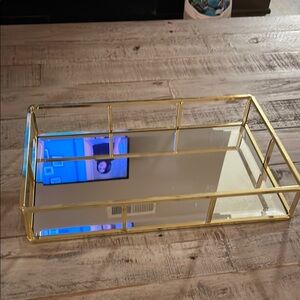 Gold Mirrored Tray